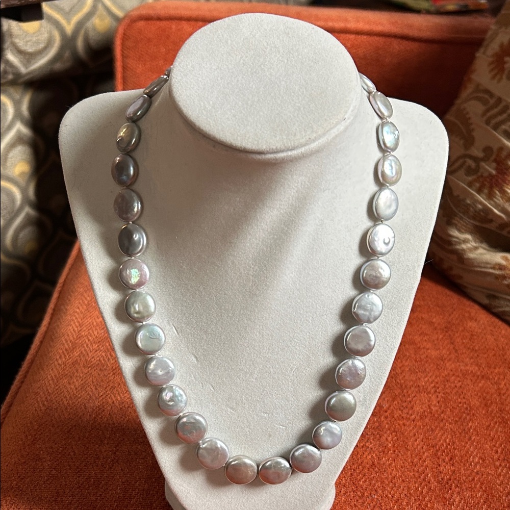 Honora Freshwater Flat River Pearl Necklace